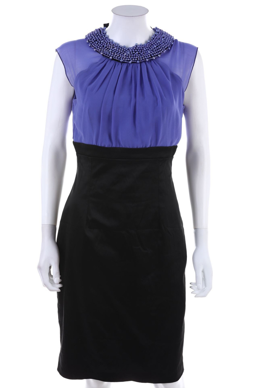 Ohne Label - Cocktailkleid mit Perlen - D 36-38