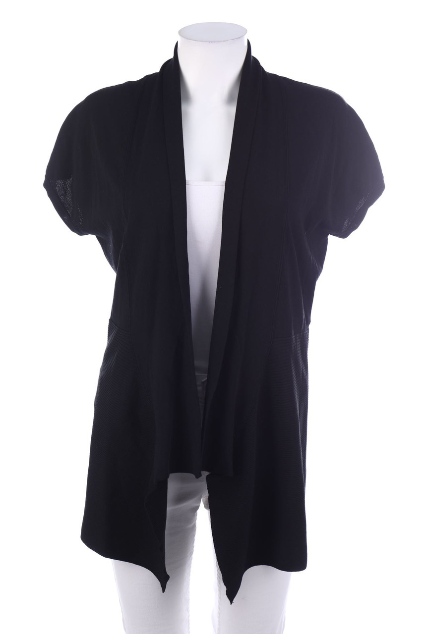 GERRY WEBER - Kurzarm-Jersey-Cardigan aus Lochstrick - S