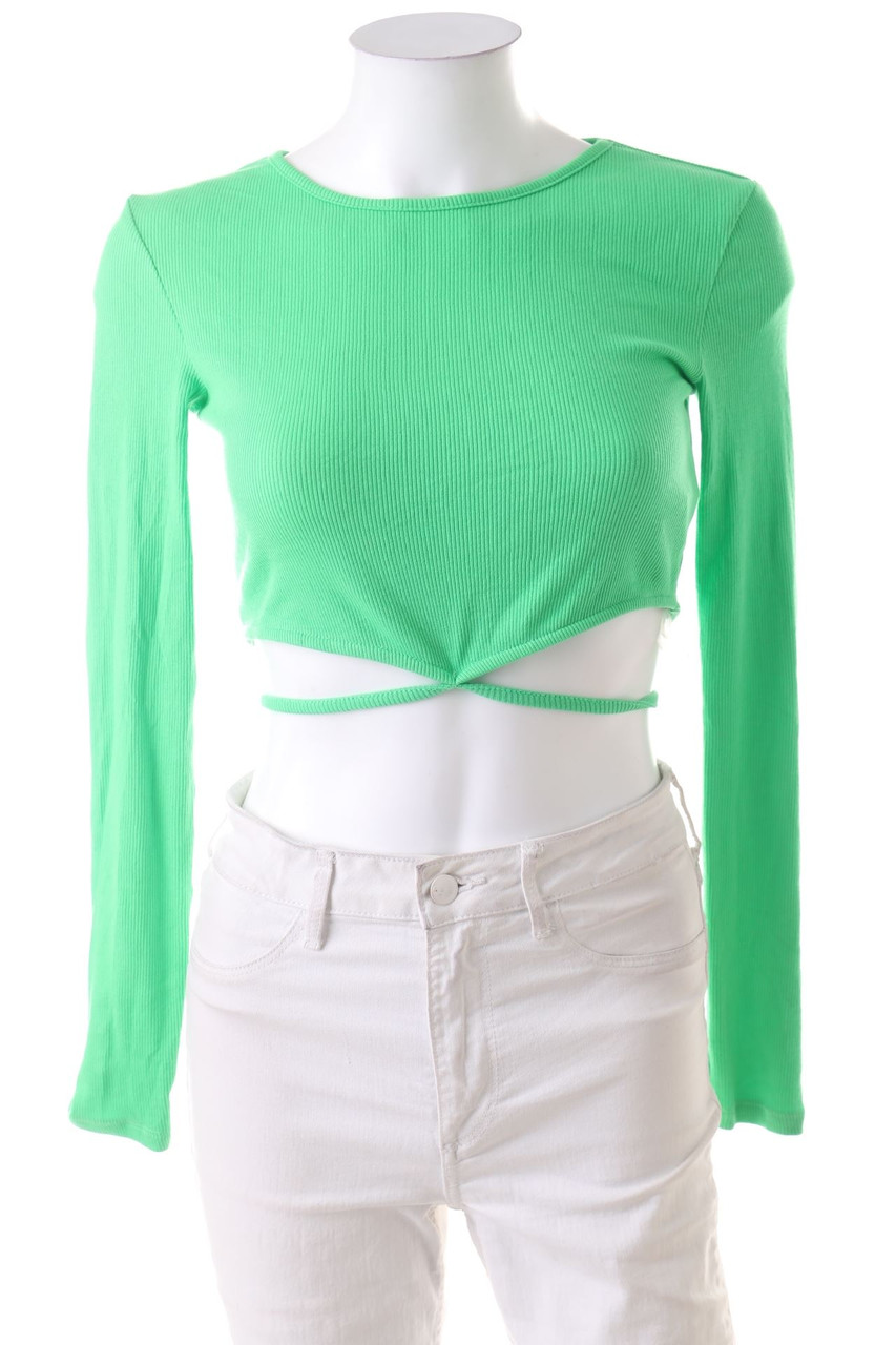 TALLY WEiJL - Cropped-Longsleeve-Shirt - XS