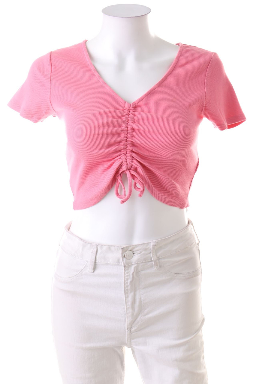 FB SISTER - Kurzarm-Shirt mit Raffungen - XS