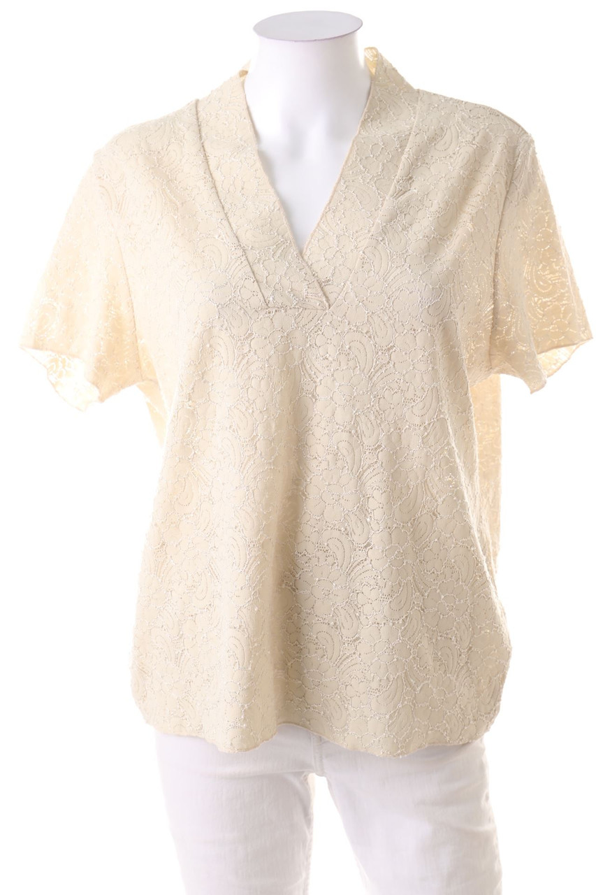 Ohne Label - Kurzarm-Bluse - 2XL