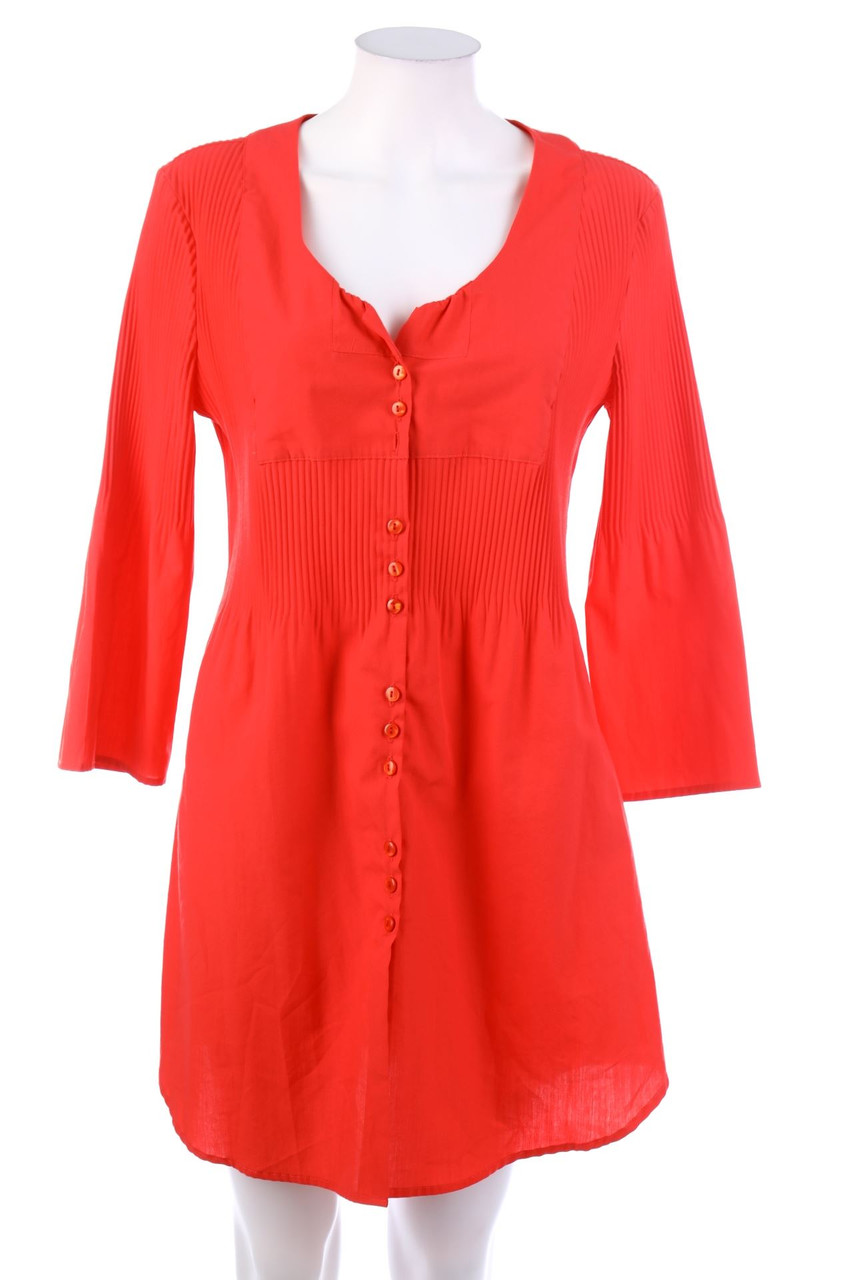 Ohne Label - Blusenkleid mit langem Ärmel - XL