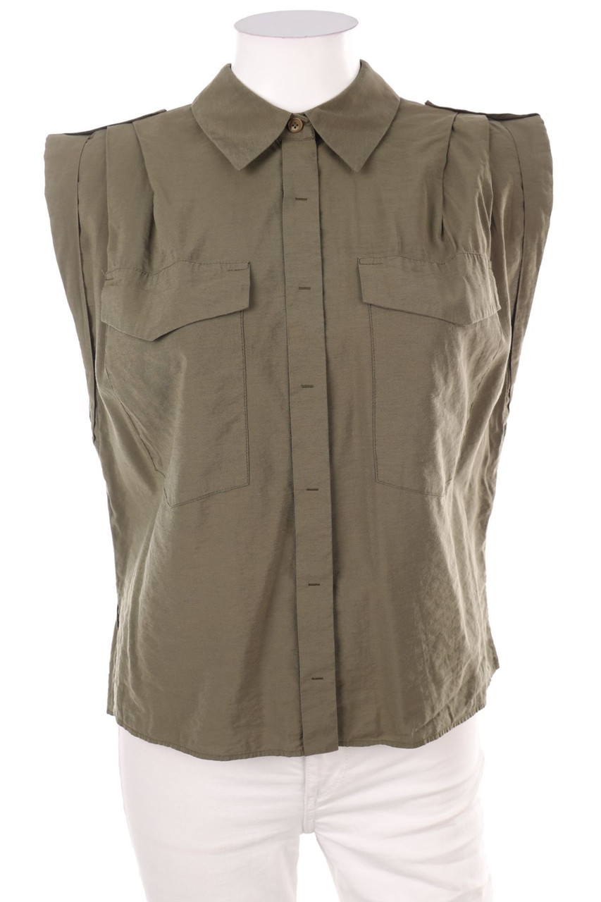 DRYKORN - Blusentop mit aufgesetzten Taschen - D 36