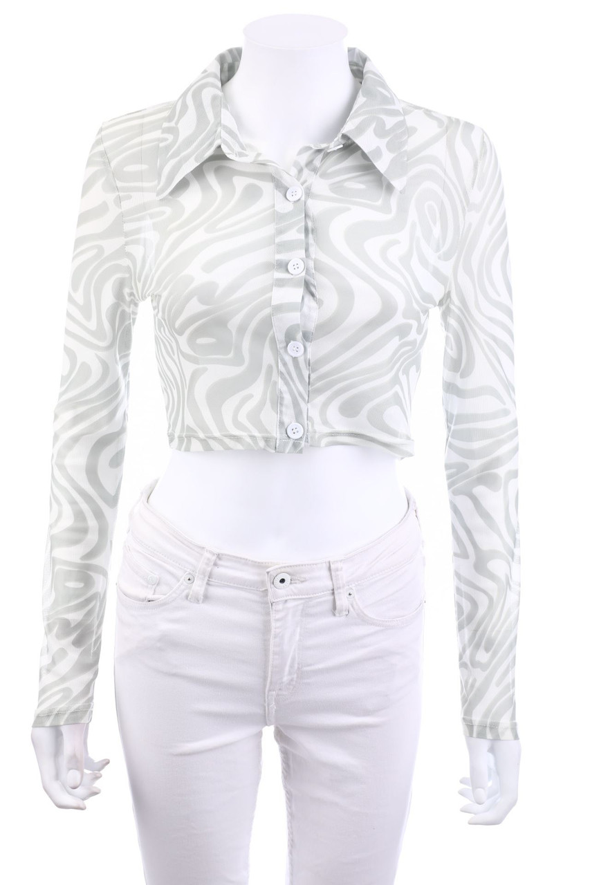 SHEIN - Langarm-Polo-Shirt - M