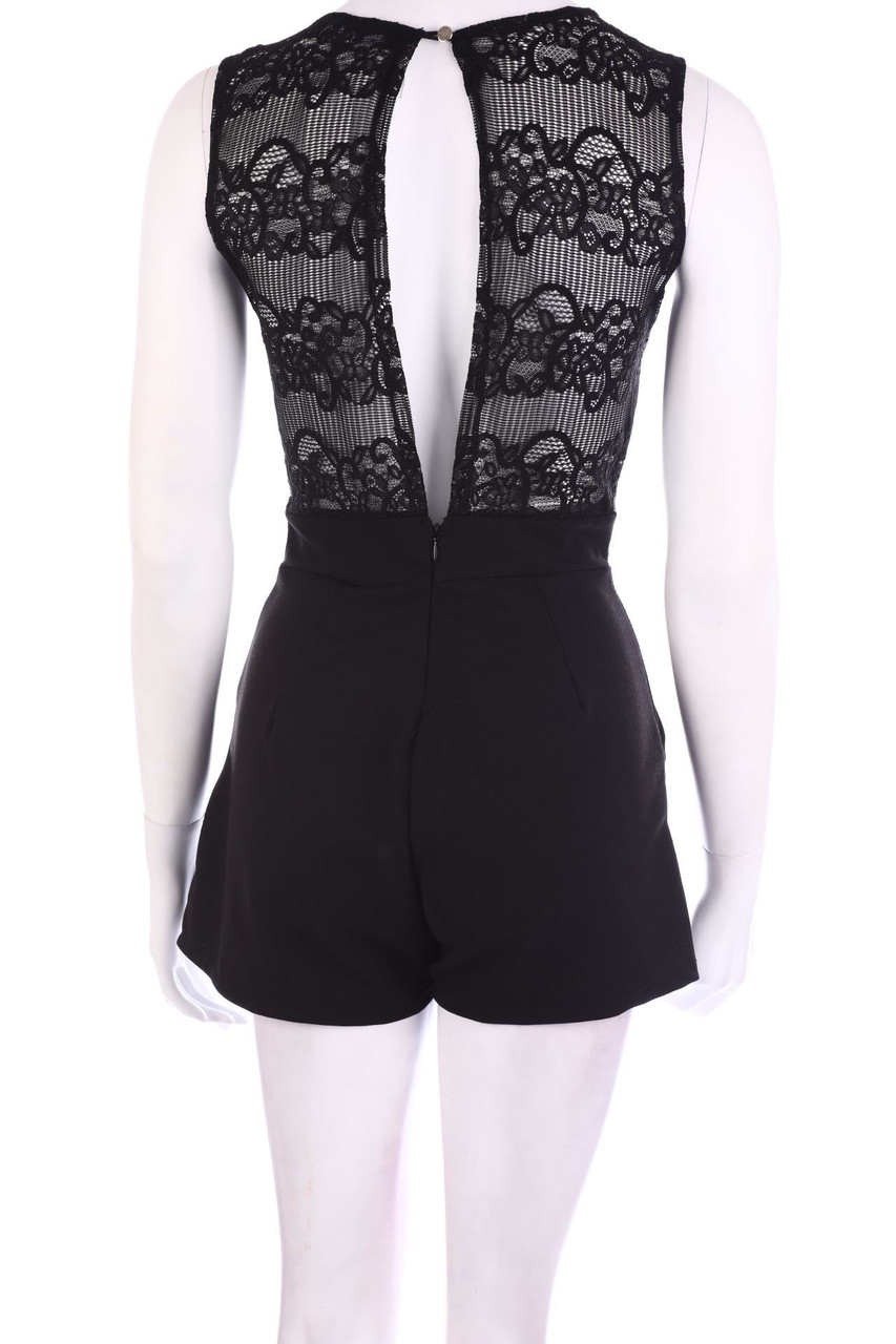 STYLEBOOM - Playsuit mit Spitze - M