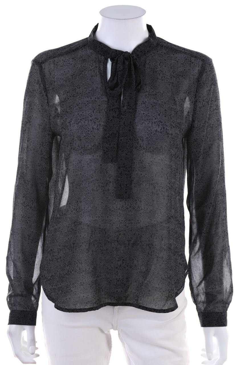 Q/S designed by s.Oliver - Schluppen-Bluse mit Print - L