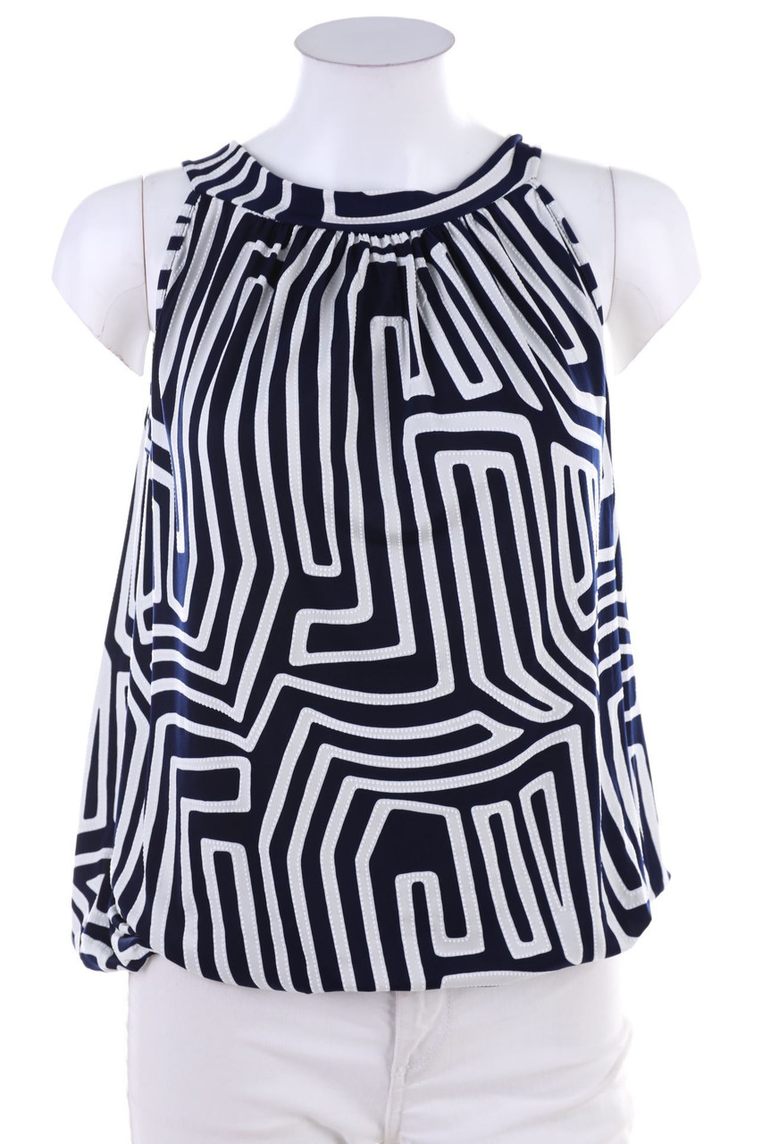 Ohne Label - Blusentop mit Muster - ONE SIZE