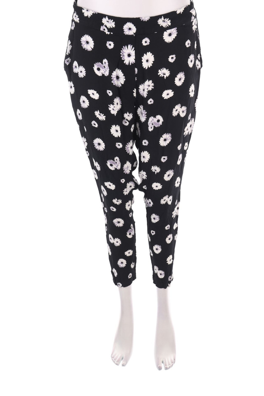 FRANSA - Jogger-Hose mit Blumen-Print - L