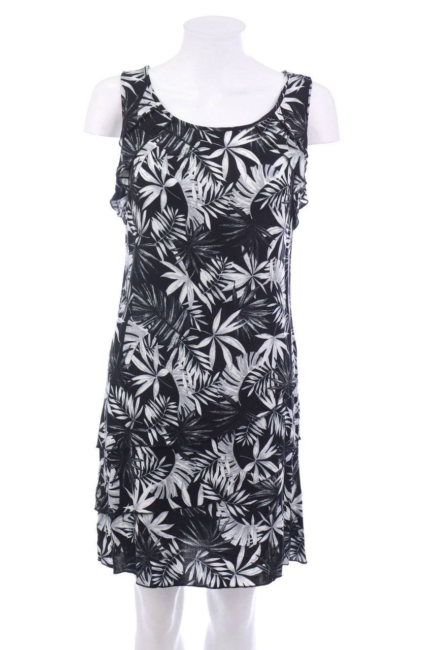 TAIFUN - Kleid mit Tropical Print - XS
