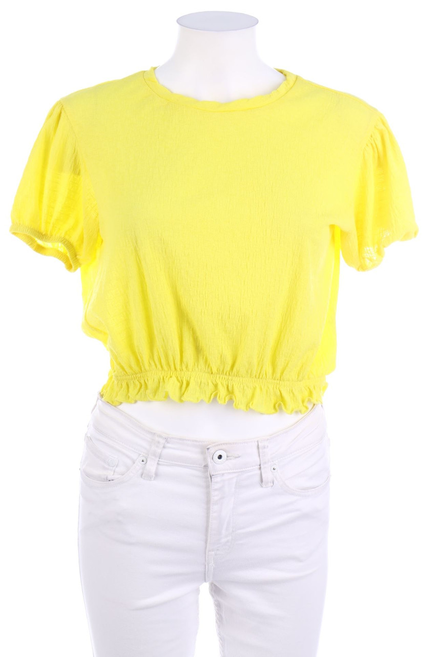 sinsay - Cropped-Kurzarm-Shirt - L