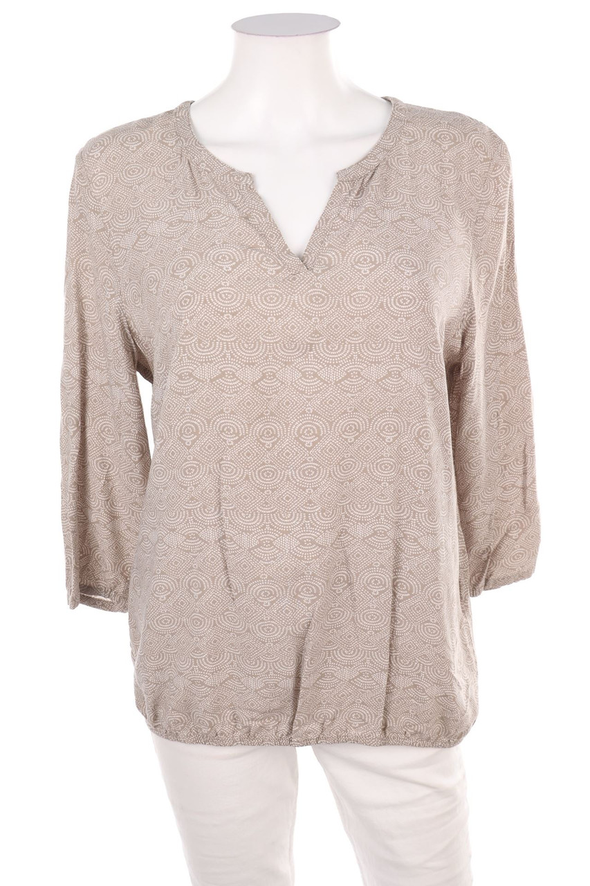BONITA - Muster-Bluse mit 3/4-Ärmel - L