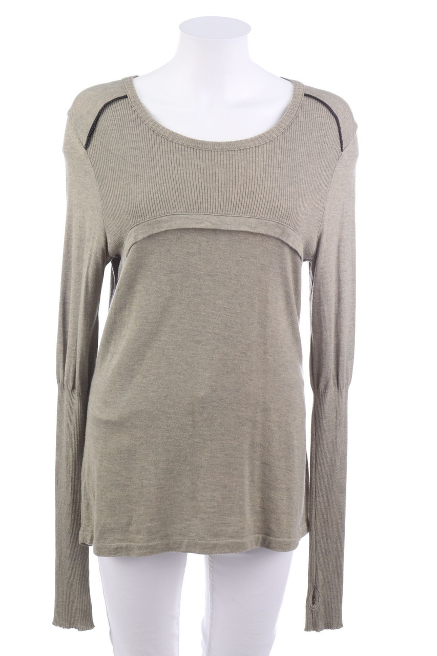 AMS PURE - Strick-Pullover mit Wolle - D 42