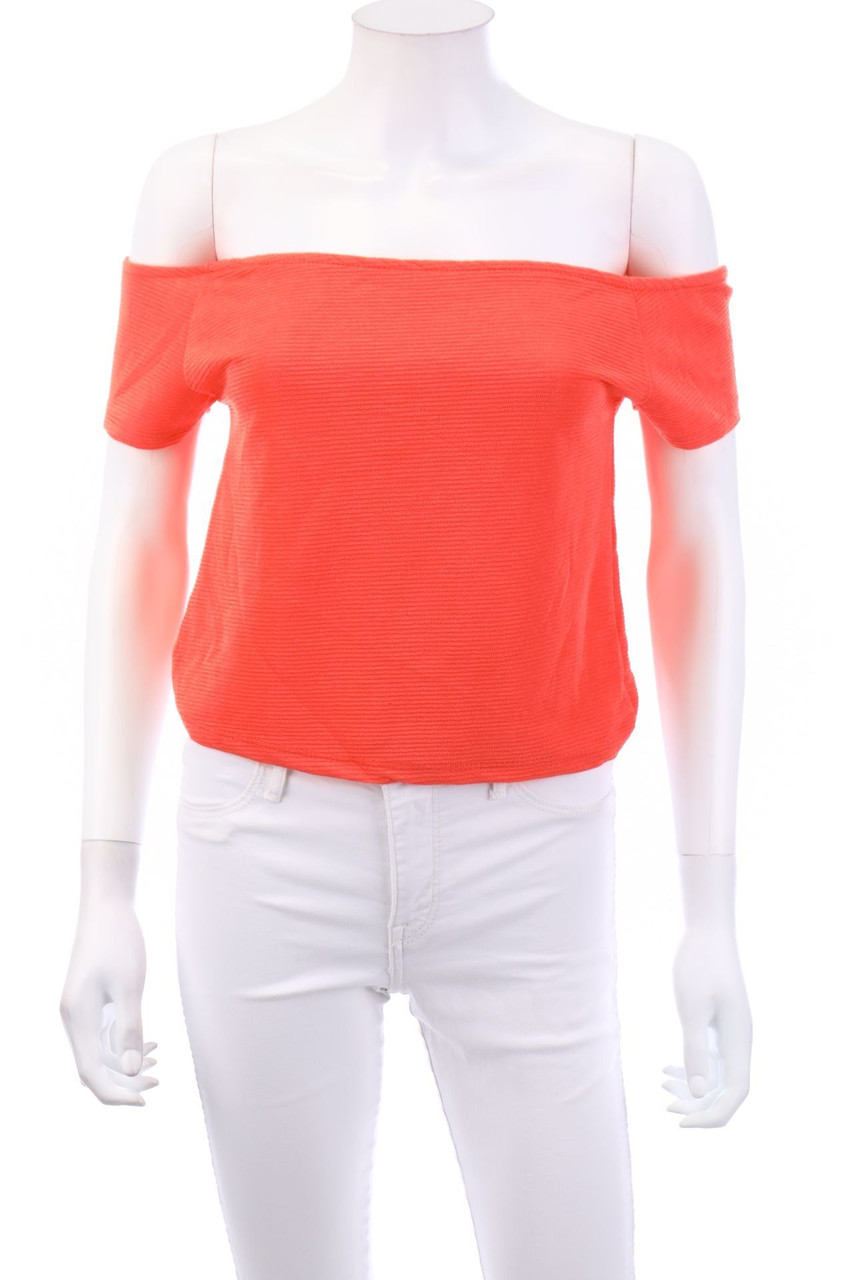 Ohne Label - Carmen-Kurzarm-Shirt - S