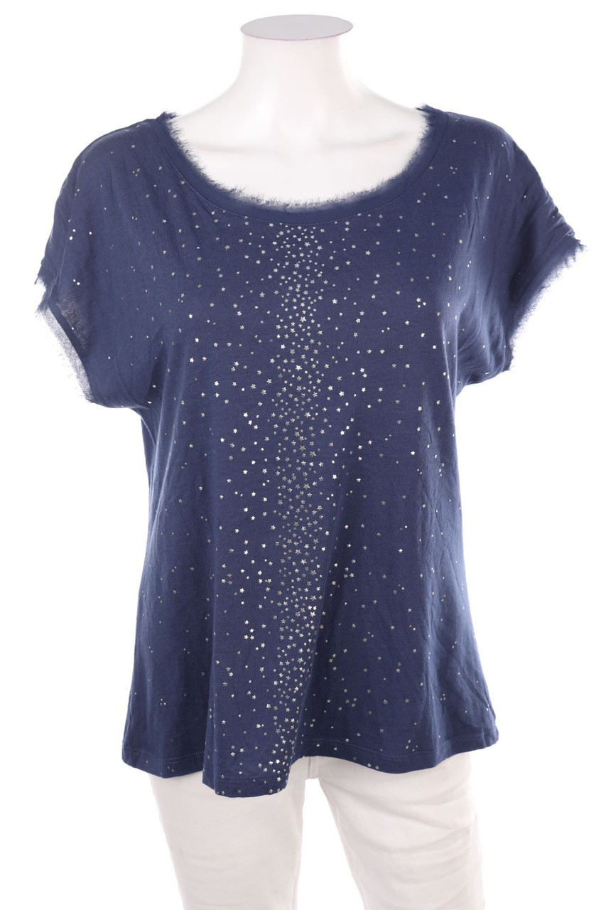 KOOKAI - Kurzarm-Shirt mit Metallic-Effekt - D 40