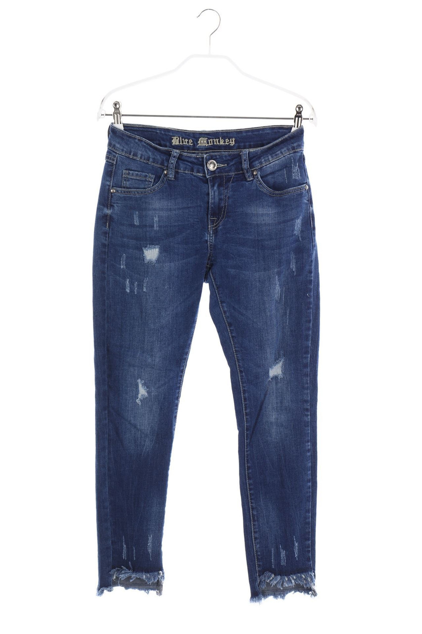 Blue Monkey - Distressed Cropped Jeans - W26