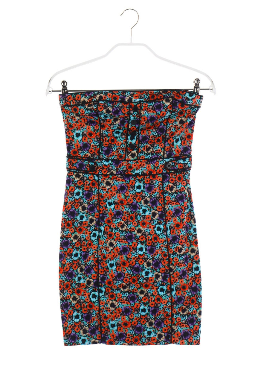 H&M DIVIDED - Kleid mit Blumen-Print - XS