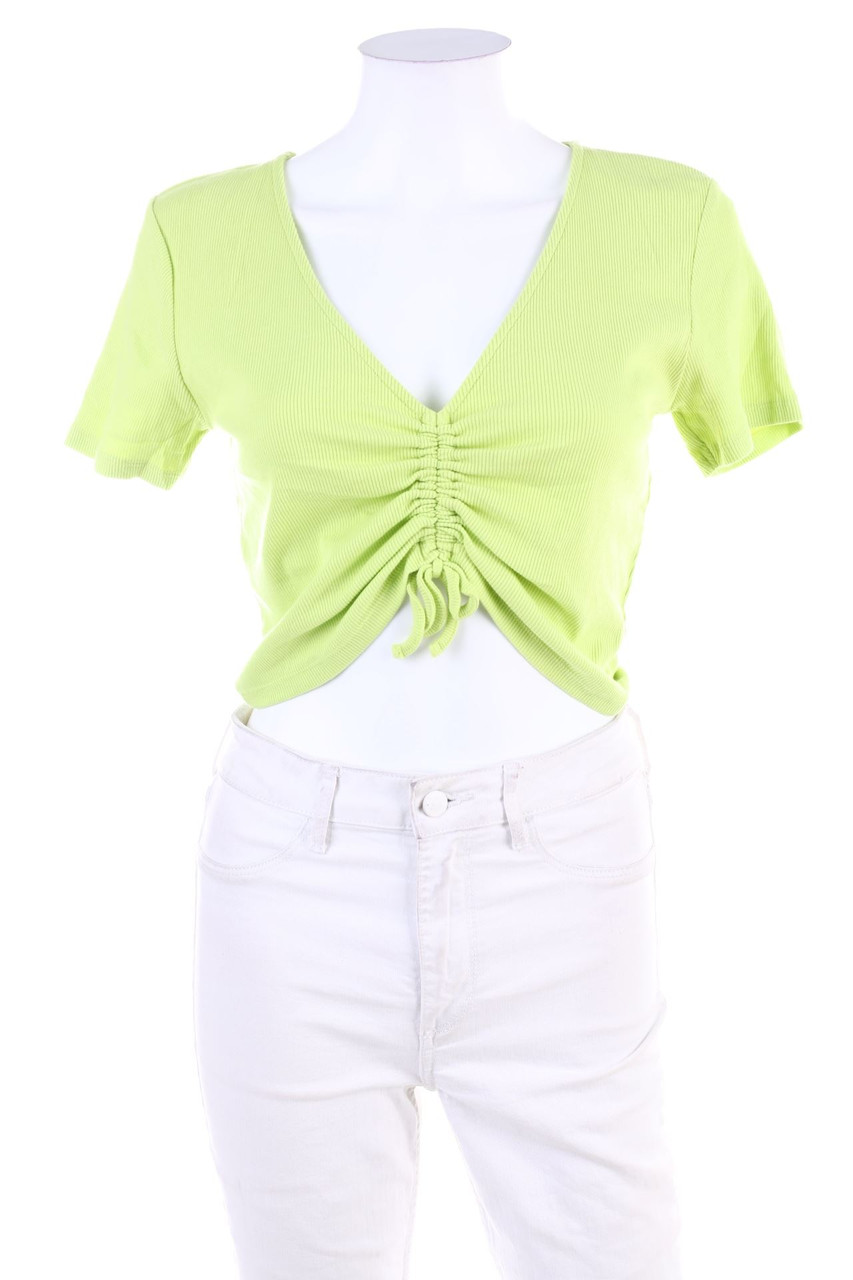 ZARA - Cropped-Kurzarm-Shirt - L