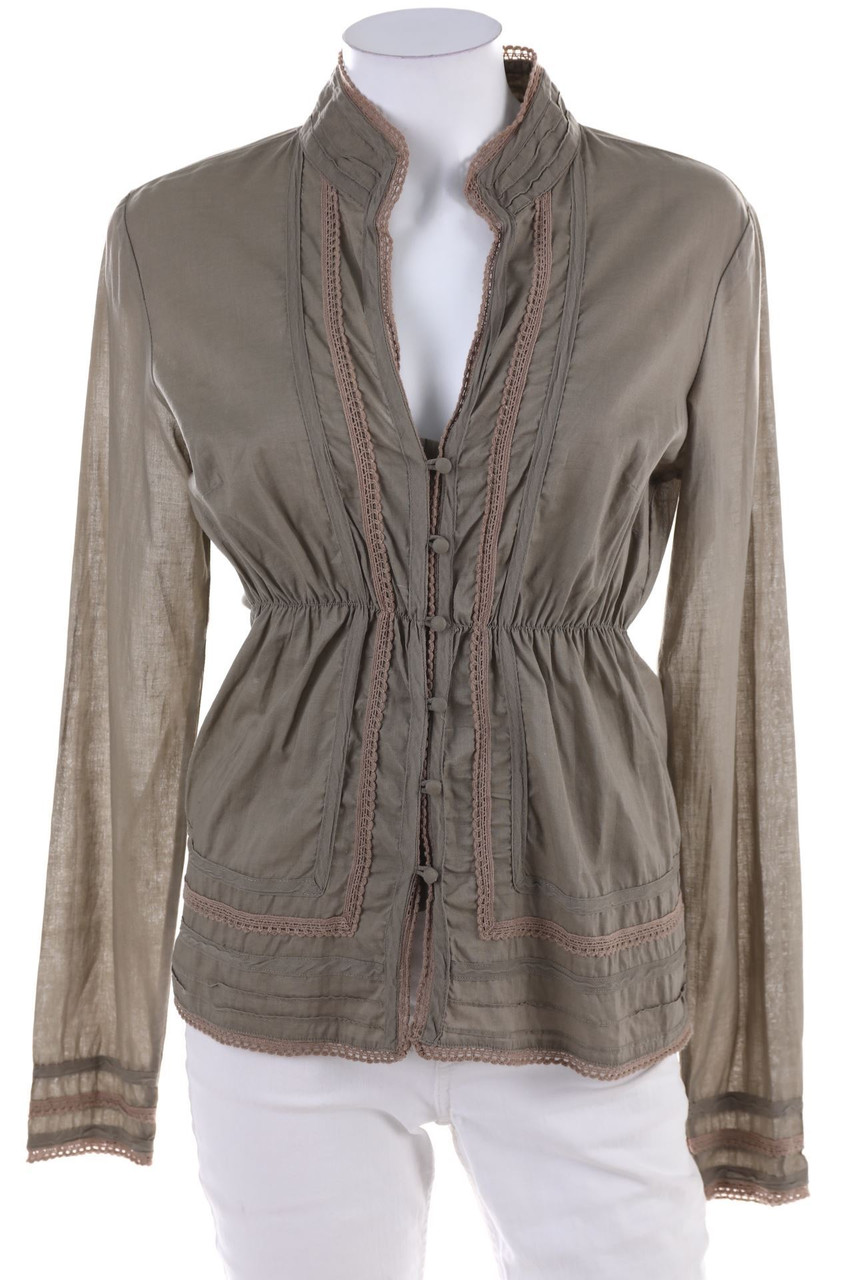 Afeil - Bluse mit Spitze - M