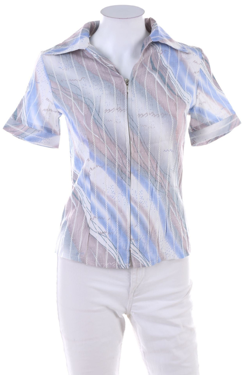 Ohne Label - Kurzarm-Cardigan - XS