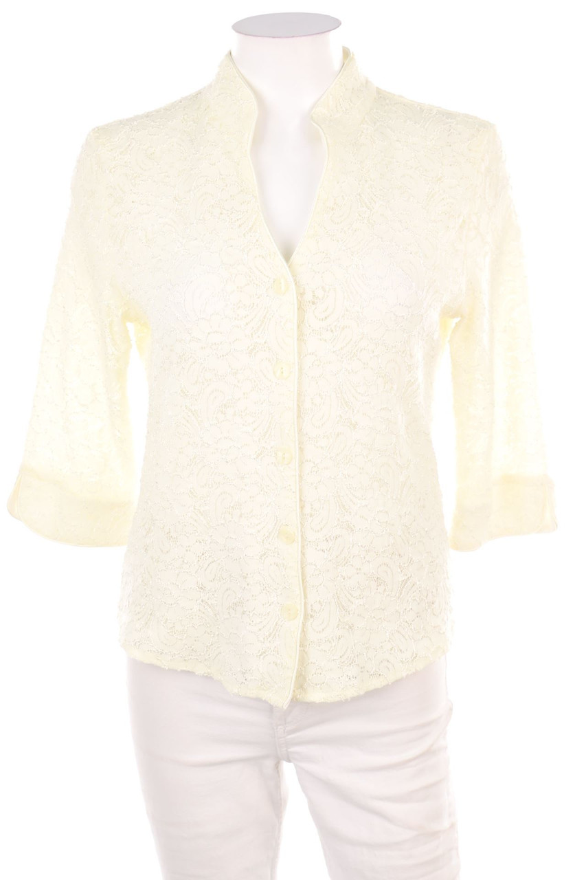 SECONDHAND - Bluse mit 3/4-Ärmel aus Spitze - XL