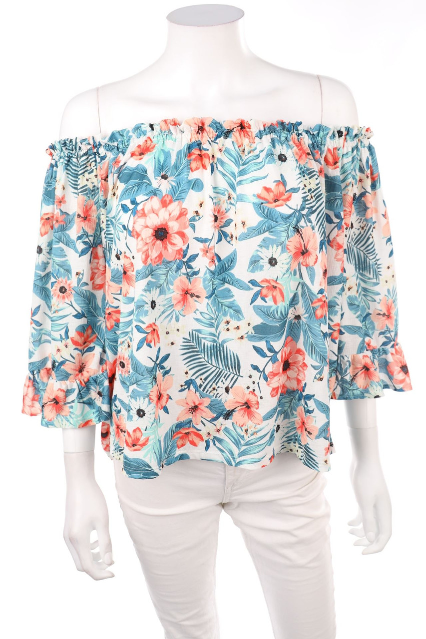 PULL&BEAR - Carmen-Bluse - S