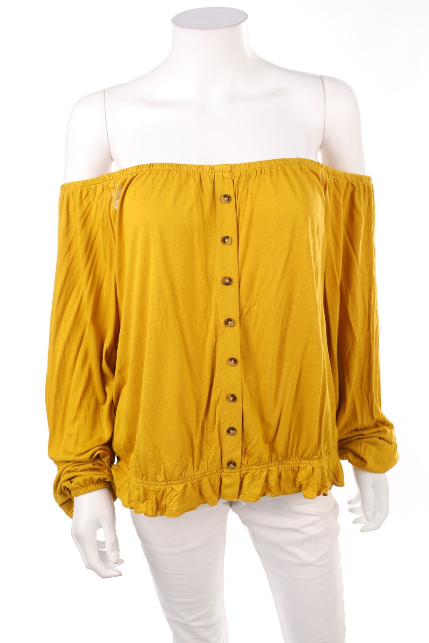 H&M - Carmen-Bluse aus Viskose - XL