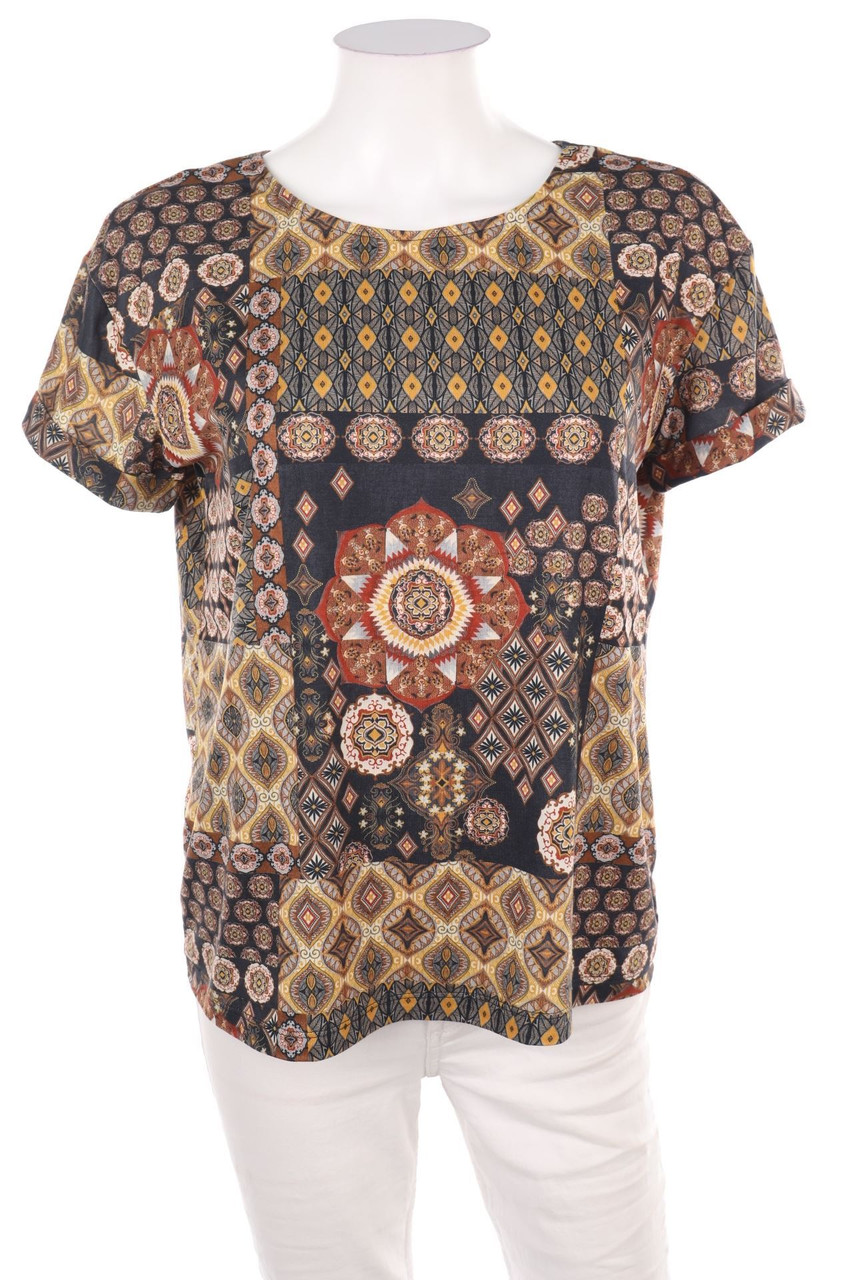 Luxzuz - Kurzarm-Shirt mit Print - D 42