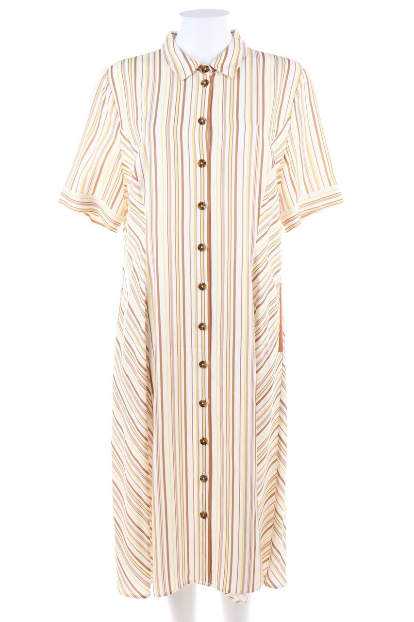 Ohne Label - Midikleid mit Streifen - D 46