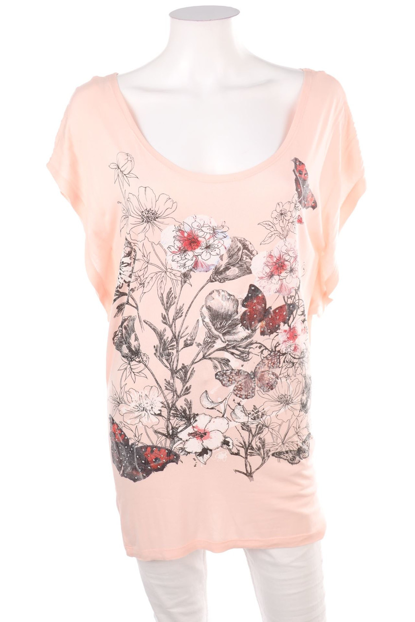 BLIND DATE - Top mit Blumen-Print - S