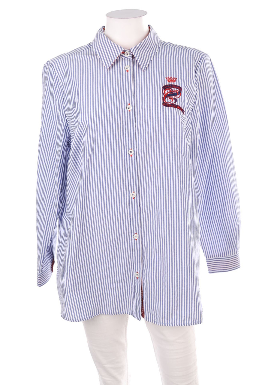 Mona - Hemd-Bluse mit Streifen - 2XL