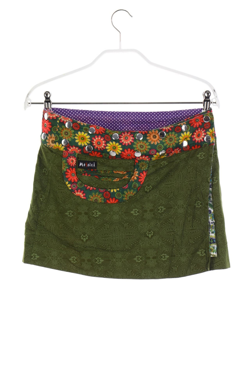 MOSHIKI - Wende-Minirock mit Muster - D 36