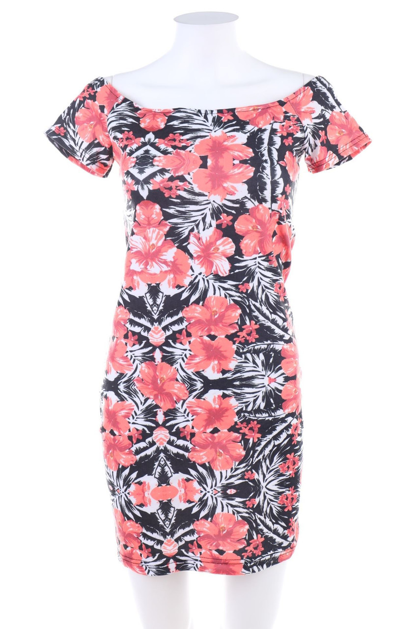 Ohne Label - Minikleid mit Blumen-Print - D 34