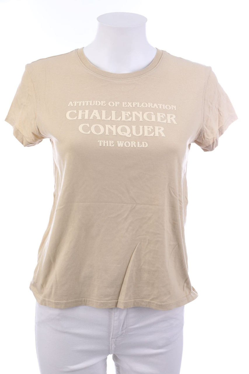 TALLY WEiJL - Kurzarm-Shirt mit Statement-Print - S