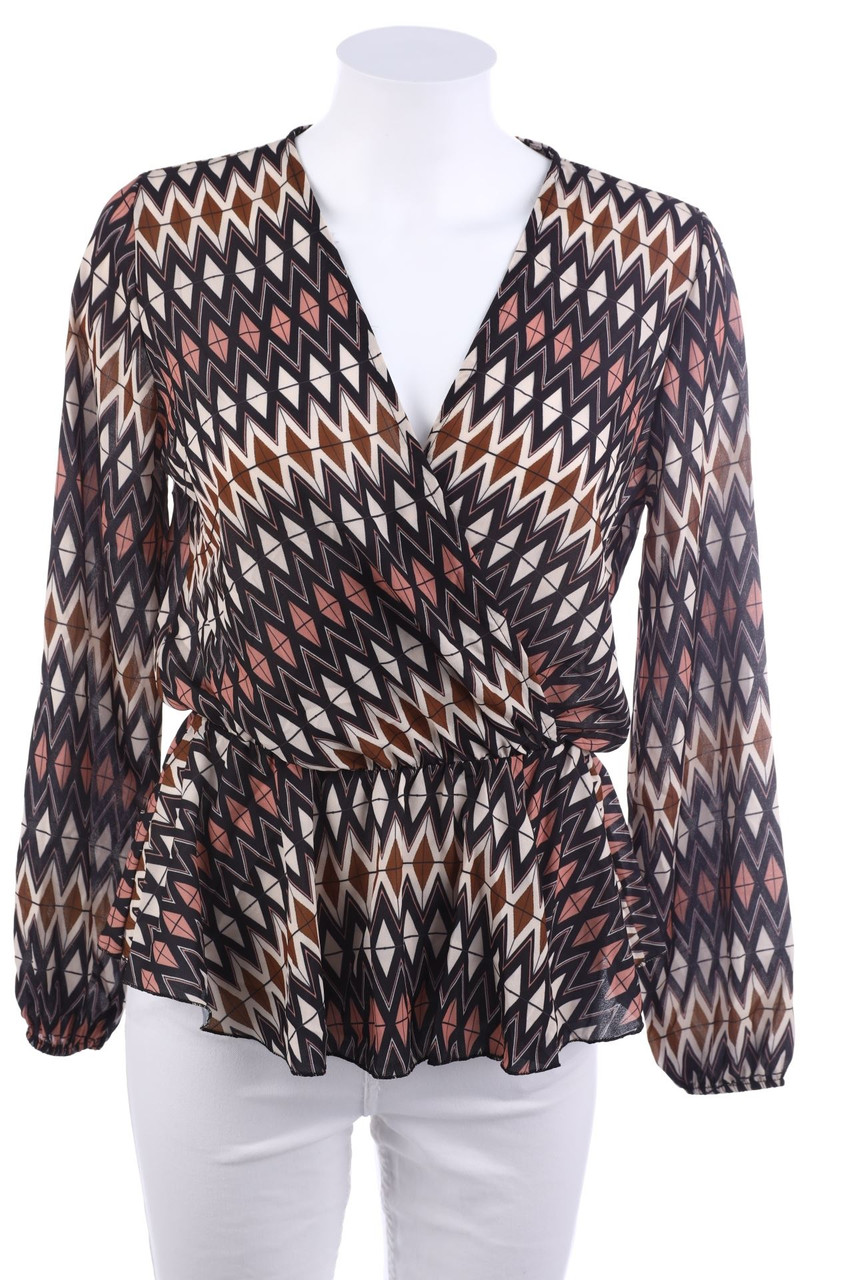 zebra - Bluse mit Ethno-Print - M