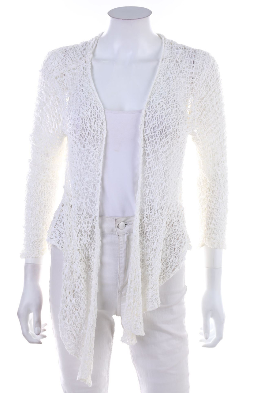 Ohne Label - Cardigan aus Lochstrick - D 44