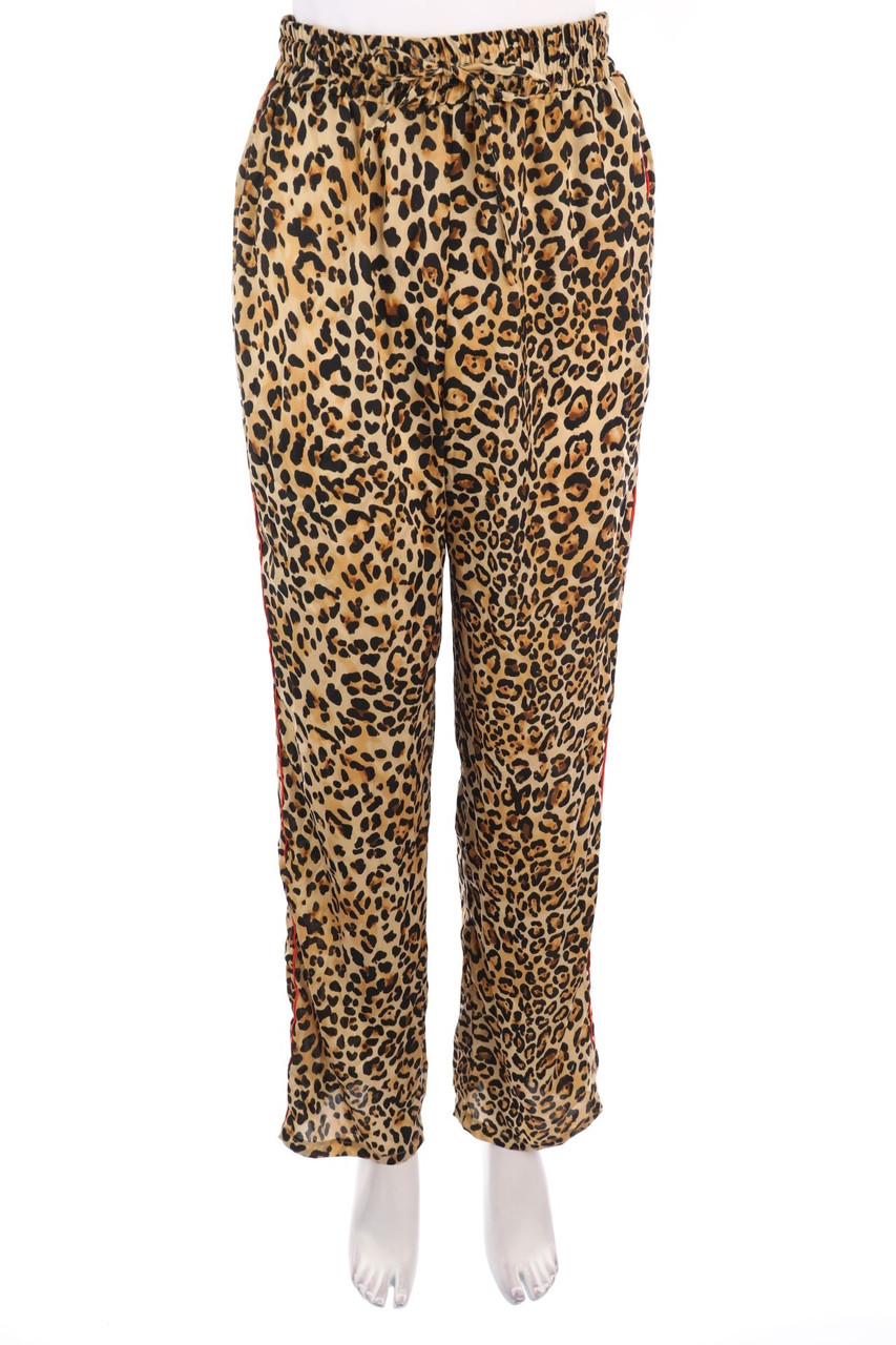 TOPSHOP - Hose mit Leo-Print - M