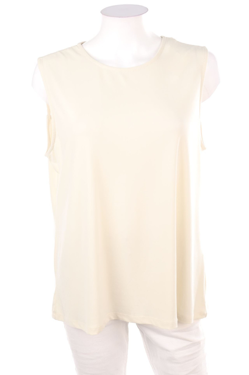 Ohne Label - Top mit Spitzen-Einsatz - D 44