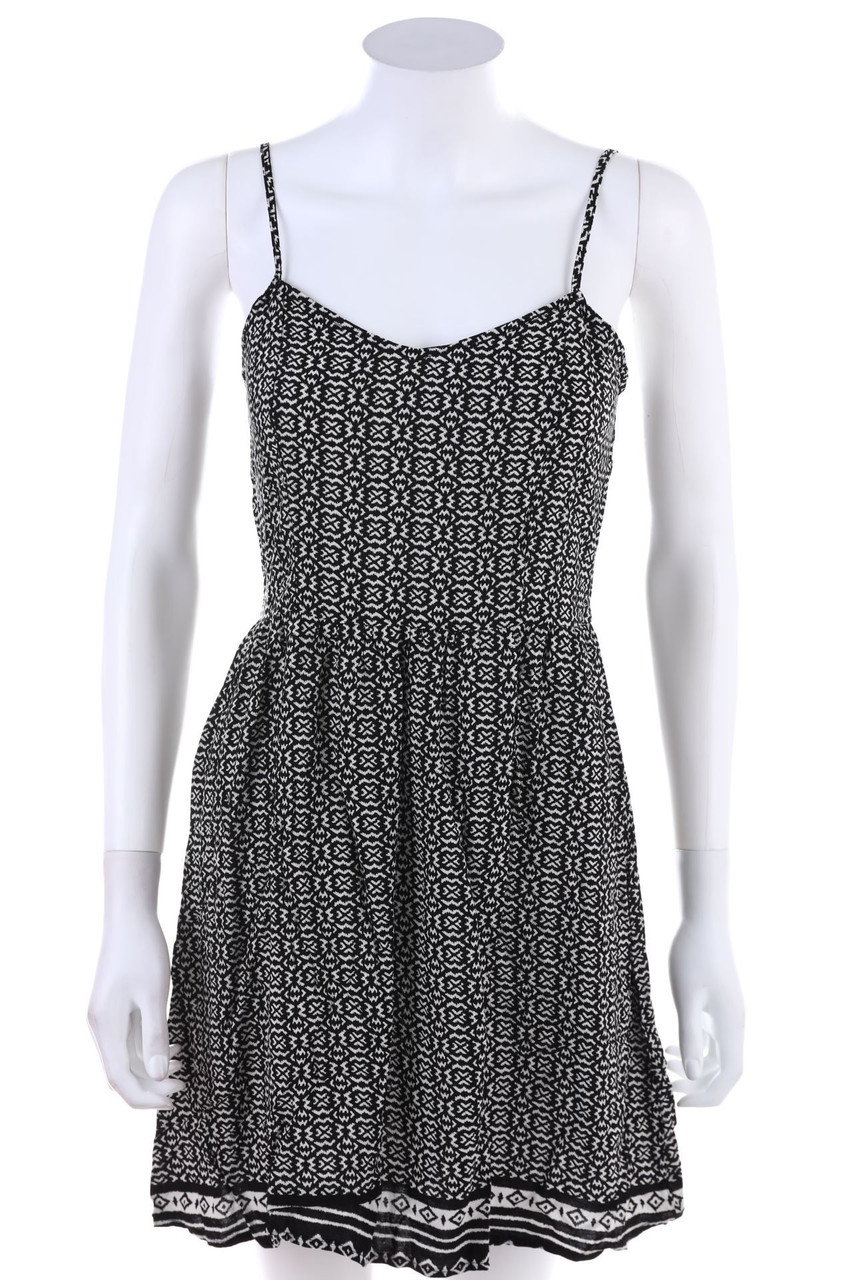 Ohne Label - Minikleid mit Muster - D 34