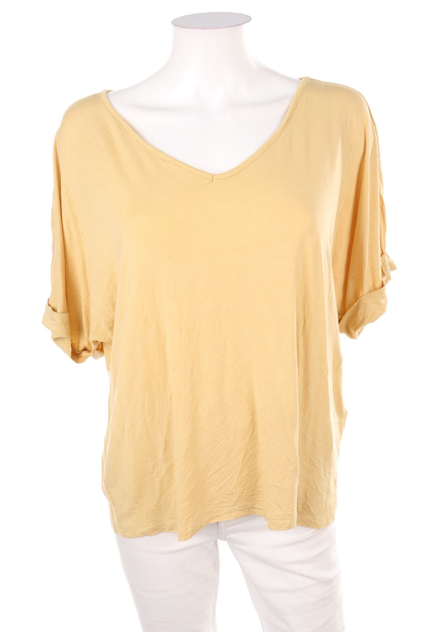 pieces - Shirt mit Viskose - M