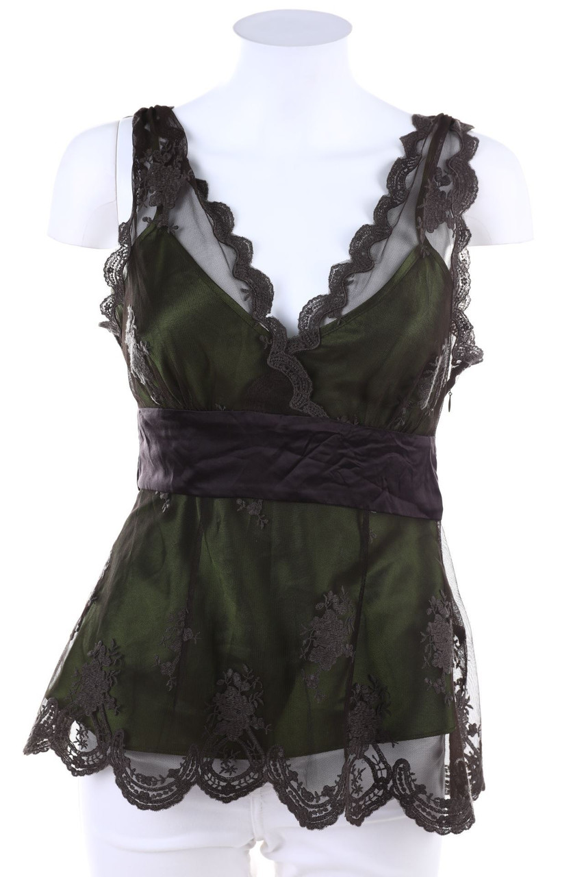 NOUGAT LONDON - Blusentop im Layer Look mit Spitze - D 34