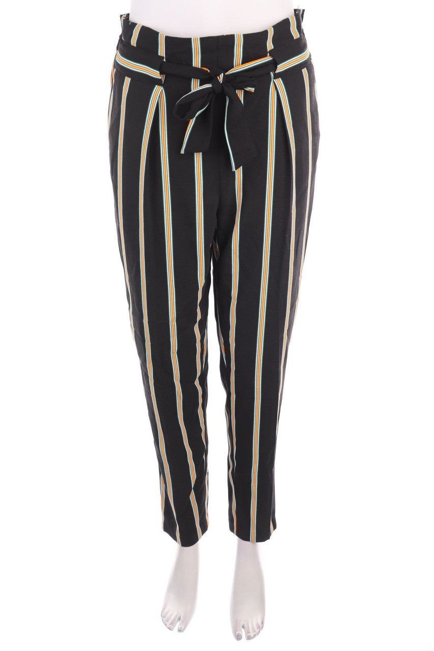 Ohne Label - Palazzo-Hose mit Streifen - D 38