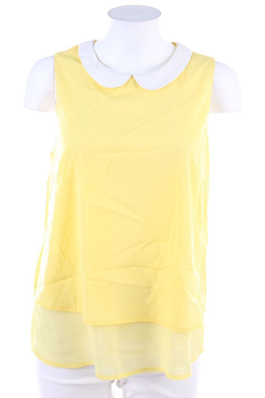 Ohne Label - Blusentop mit Bubi-Kragen - D 36