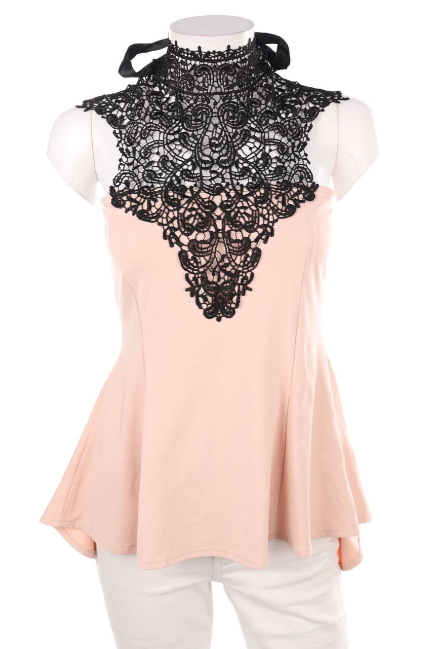 COLLOSEUM - Top mit Spitzen-Einsatz - M