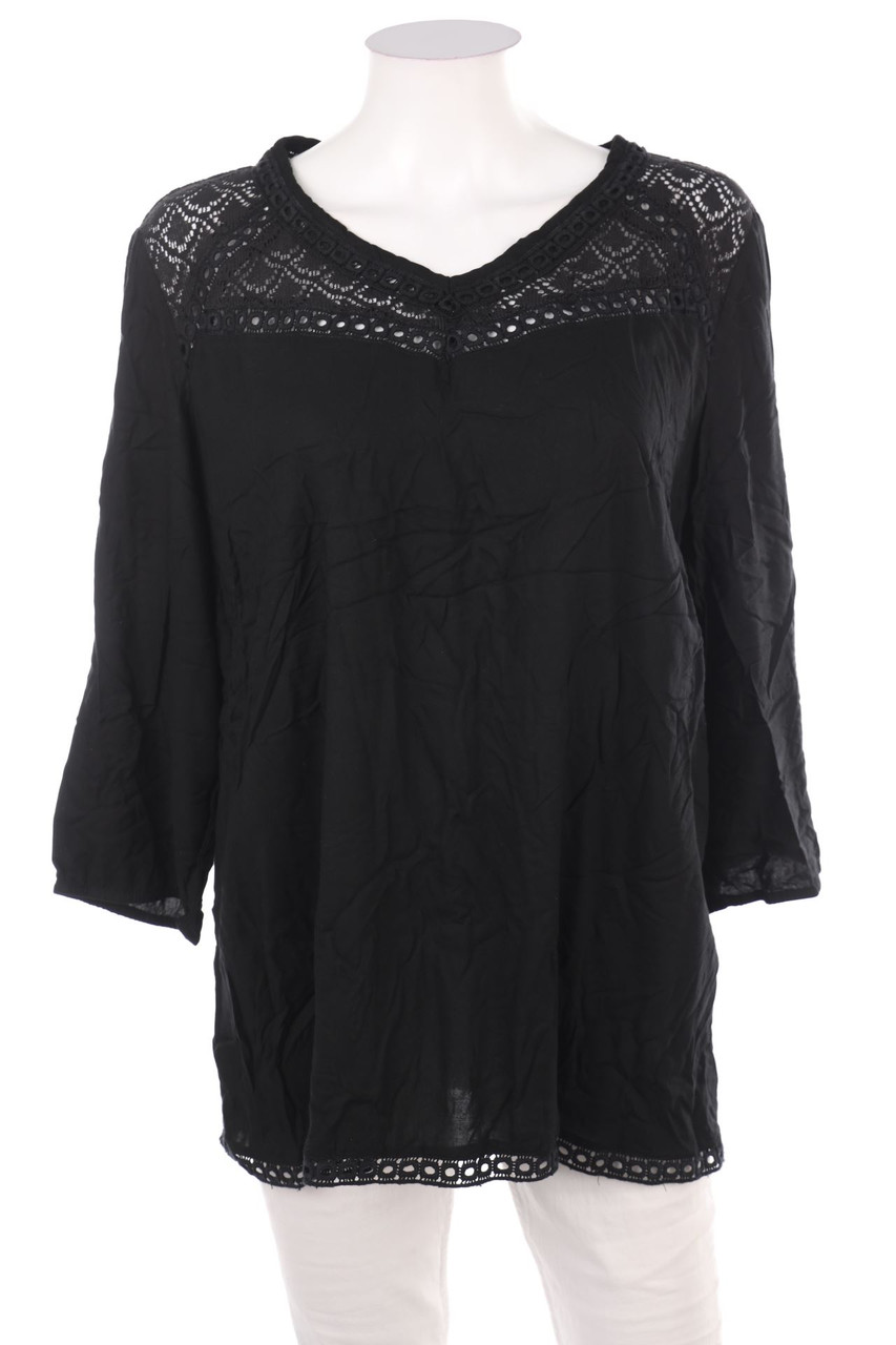 Charles Vögele - Hemd-Bluse mit 3/4-Ärmel - 48