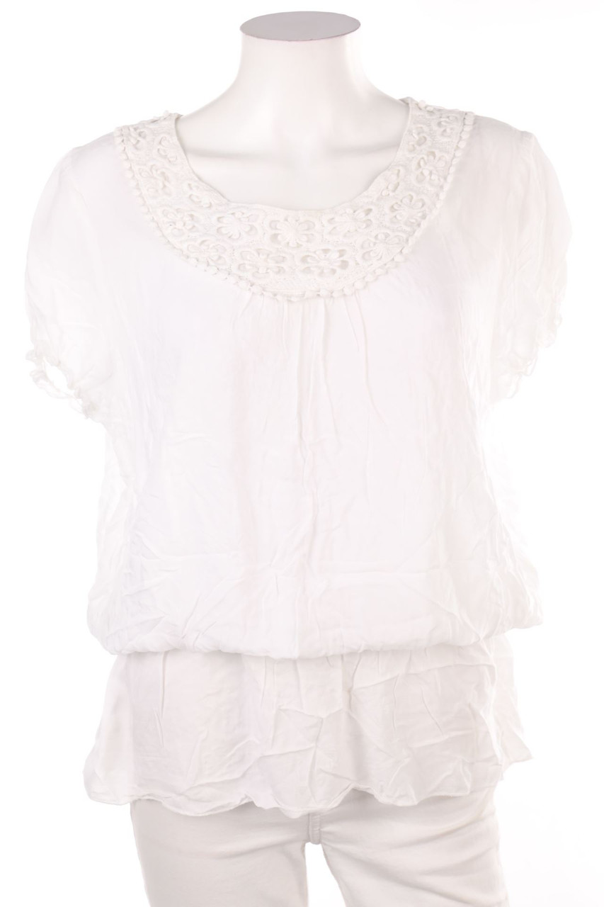 SECONDHAND - Kurzarm-Bluse - XL