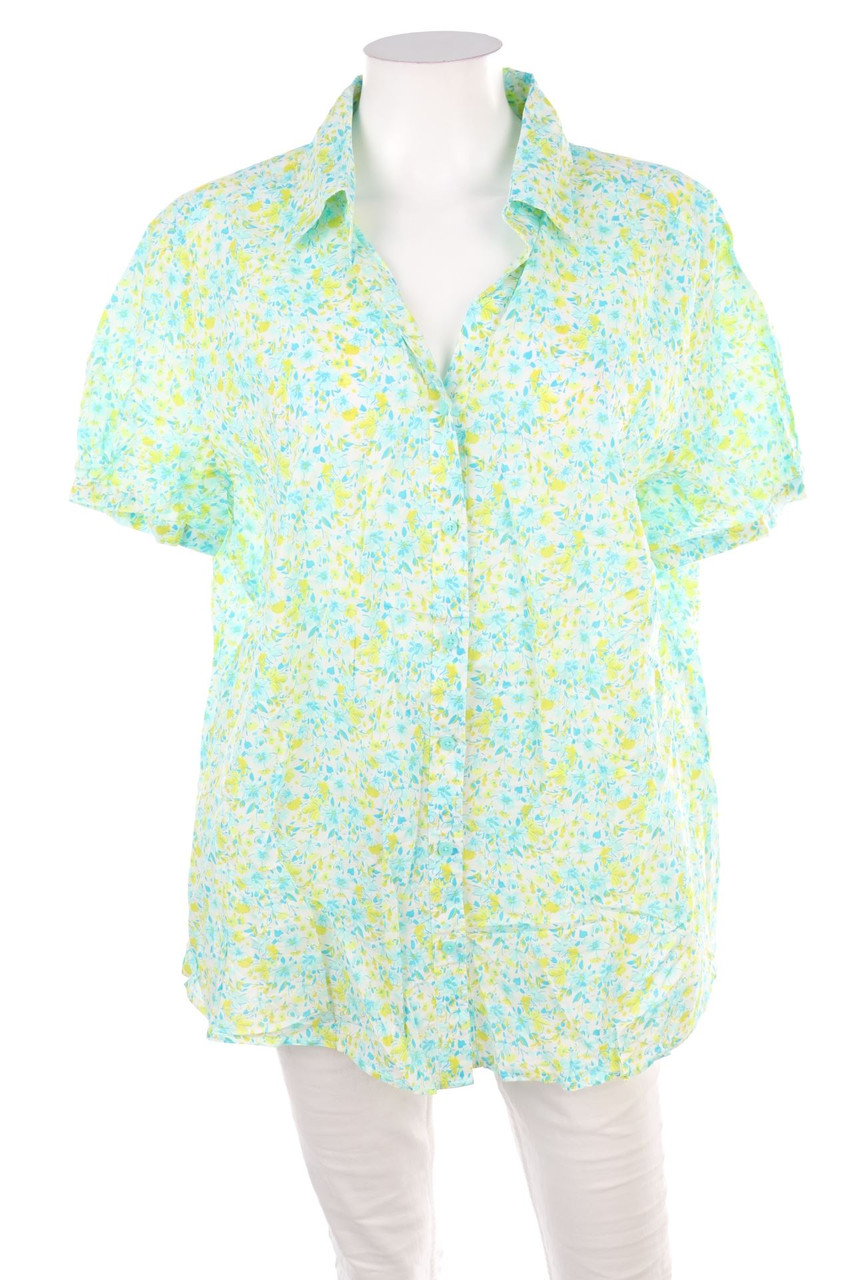 Charles Vögele - Hemd-Bluse mit kurzem Ärmel - XXXXL