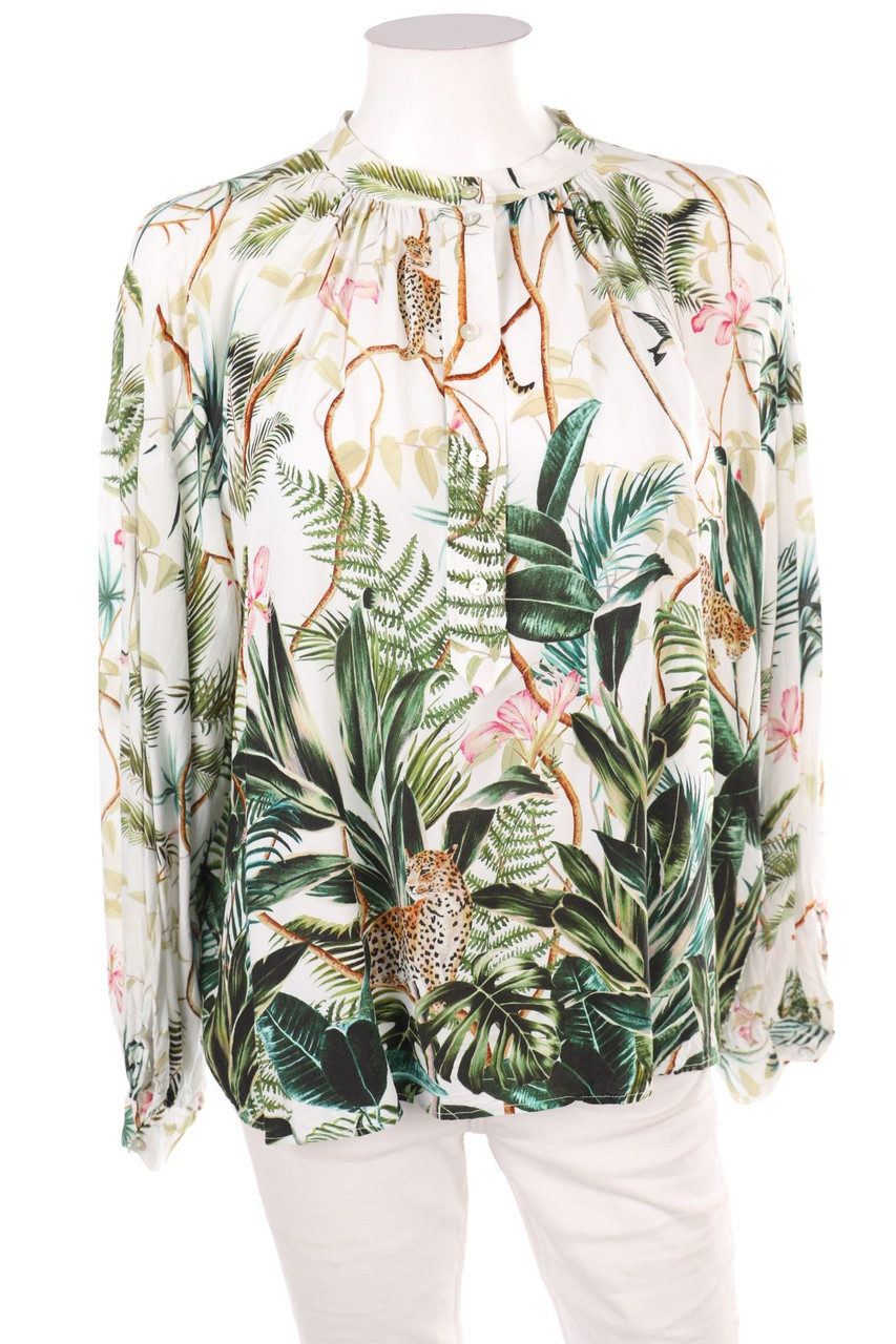H&M - Bluse mit Print - M