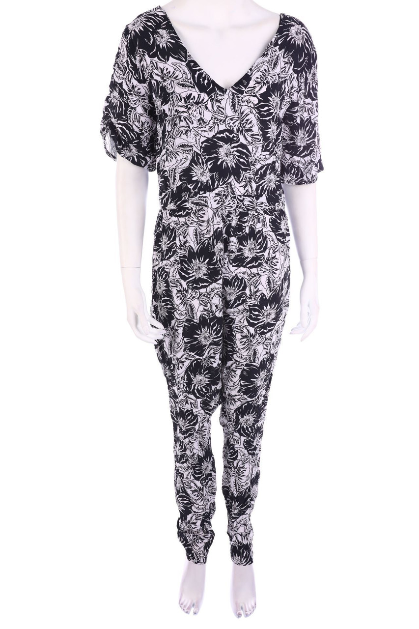 NEON ROSE - Jumpsuit mit Blumen-Print - D 40