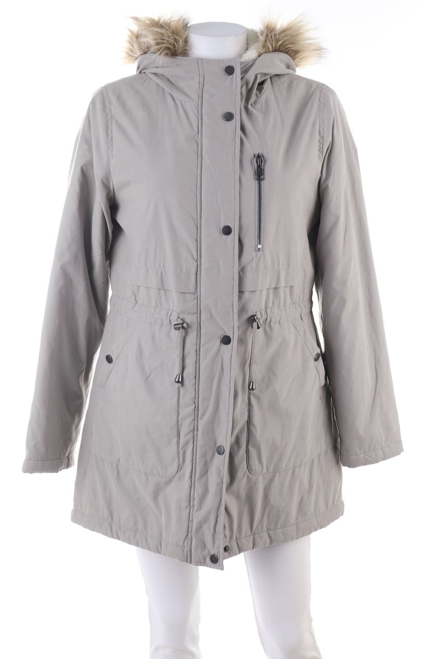 George. - Parka mit Fake Fur-Besatz - S