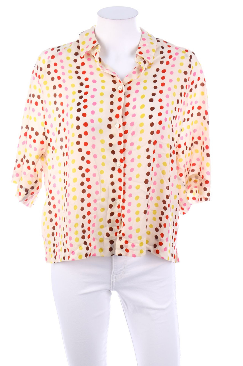 MANGO - Kurzarm-Bluse - M